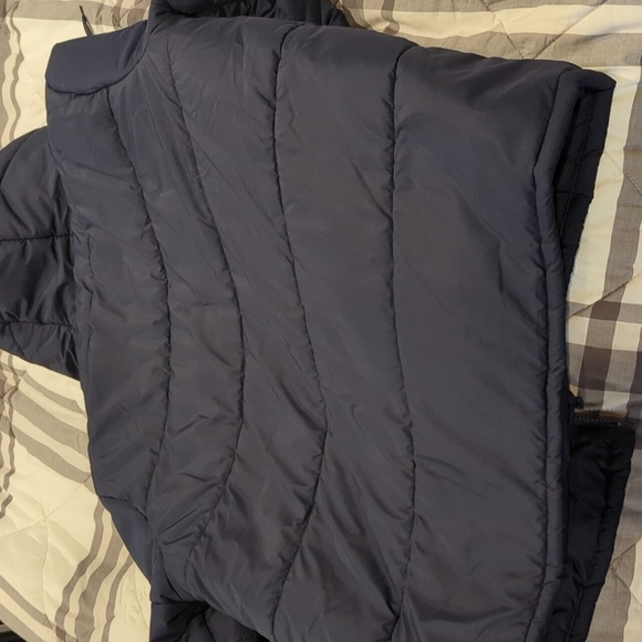 JCrew Navy Blue Puffer Winter Jacket, Mens XL - Picture 4 of 4